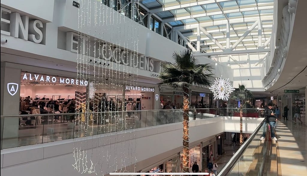 The Miramar Fuengirola mall is a popular shopping destination on the Costa del Sol