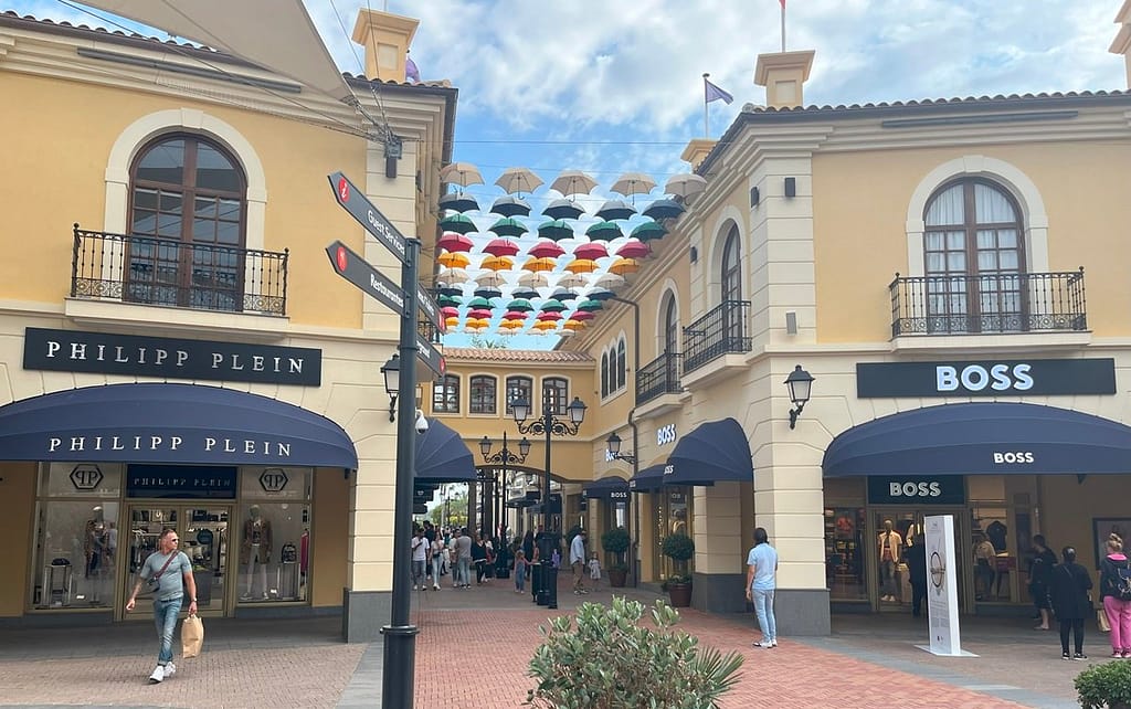 Plaza Mayor Malaga is a popular place to shop and have fun near Benalmadena