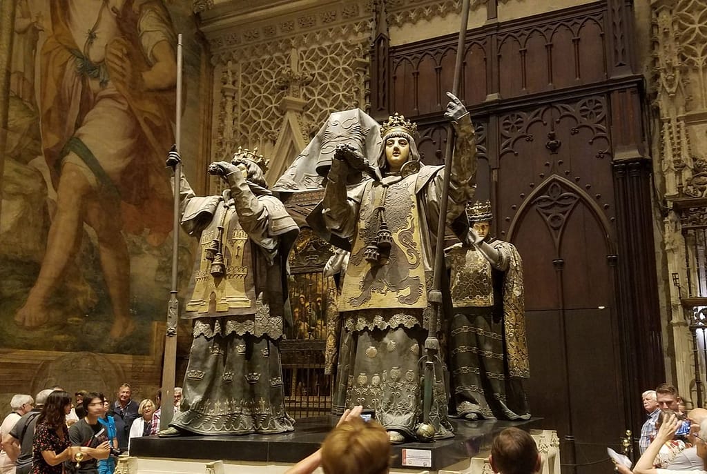 The Tomb of Columbus in the Sevilla Cathedral