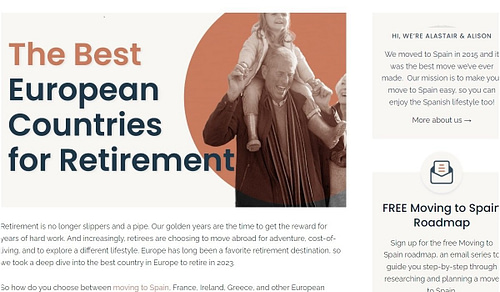A new study names Spain among best European countries for retirement