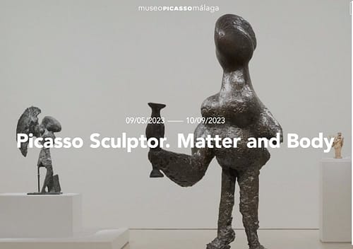 Picasso sculptures are the main focus of an anniversary exhibit in artist's hometown Malaga